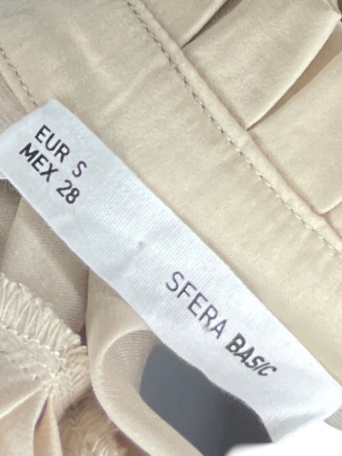 Blusa Sfera Basic Mangas Larga Beige - Talla S