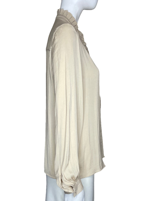 Blusa Sfera Basic Mangas Larga Beige - Talla S