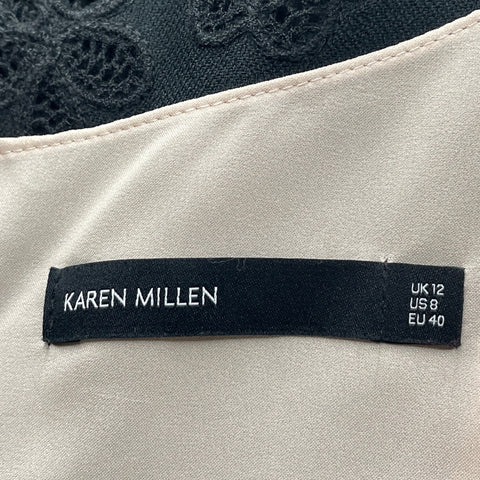 Vestido Karen Millen Pencil Dress Negro-Talla 8