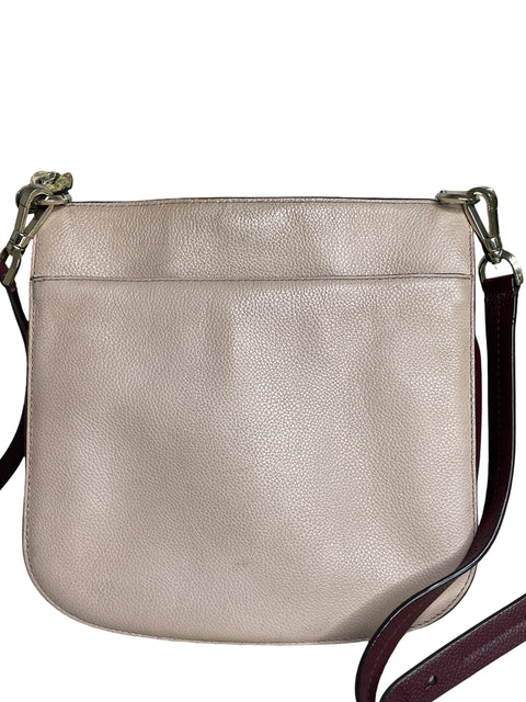 Bolso Kate Spade Margaux Snake-Embossed Leather Crossbody Rosado-Talla U