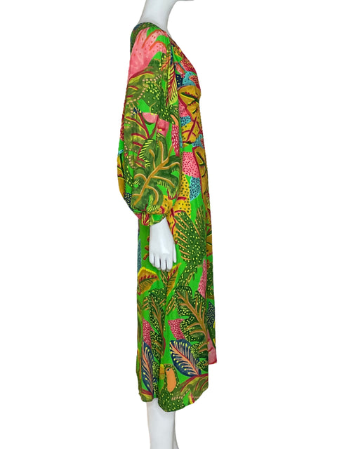 Vestido Farm Rio Forest Dream Verde-Talla S