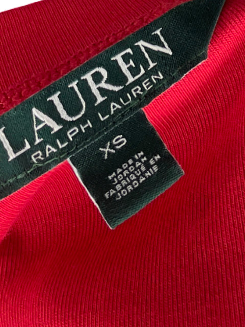 Blusa Ralph Lauren Mangas Larga Rojo - Talla XS