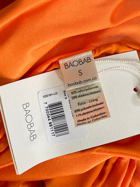 Vestido Baobab Zadeh Mini Naranja-Talla S