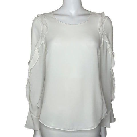 Blusa Karen Millen Vuelos Blanco-Talla 8