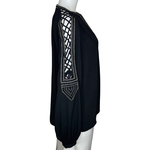 Blusa Karen MIllen Fluida Negro-Talla 6