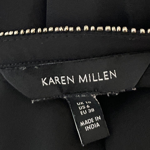 Blusa Karen MIllen Fluida Negro-Talla 6