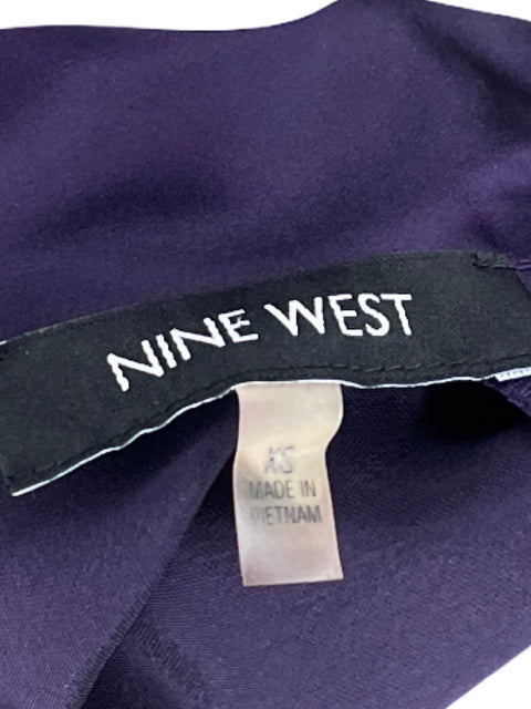 Blusa Nine West Mangas Corta Morado - Talla XS