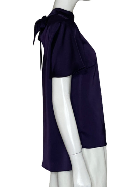 Blusa Nine West Mangas Corta Morado - Talla XS