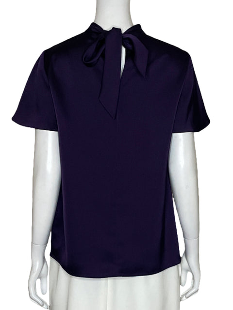 Blusa Nine West Mangas Corta Morado - Talla XS