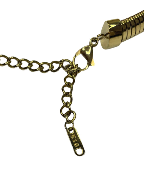 Collar Kis Serpiente Dorado-Talla U