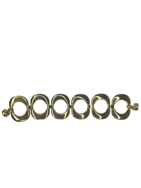 Brazalete Altero Seis Cadenas Dorado-Talla U