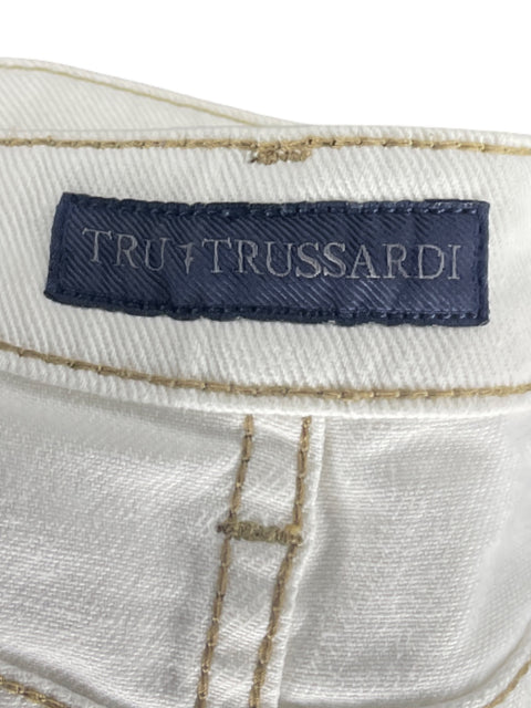 Falda Trussardi Mini Tachas Blanco - Talla XS