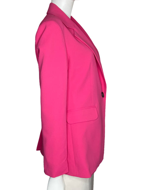 Blazer Nasty Gal Botón Rosado-Talla 6