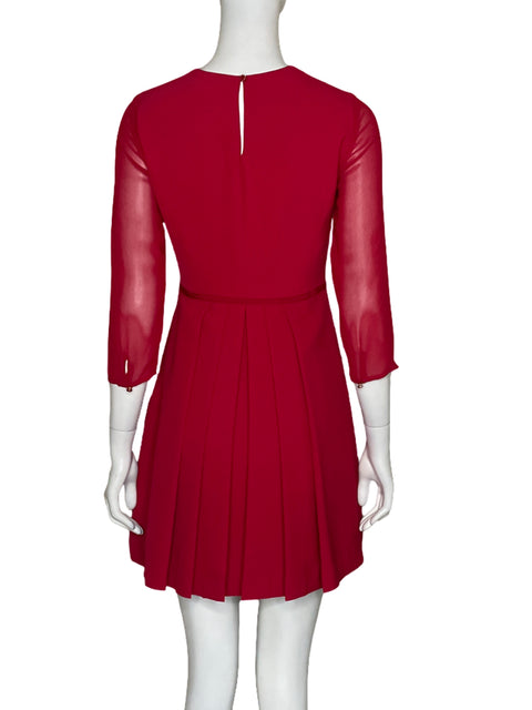 Vestido Ted Baker Lazos Rojo - Talla 0