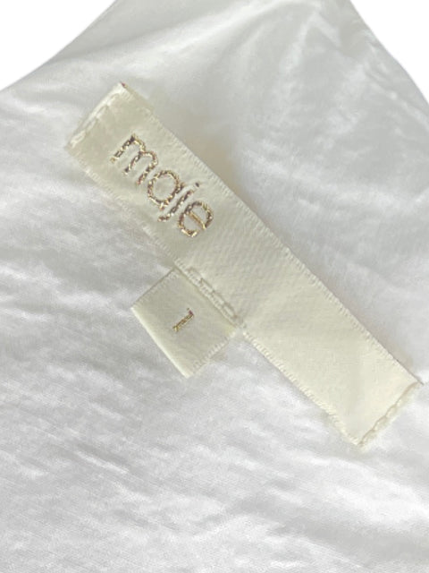 Vestido Maje One Shoulder Blanco - Talla 1