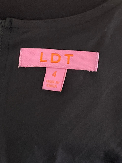 Vestido LDT Sheath Negro-Talla 4