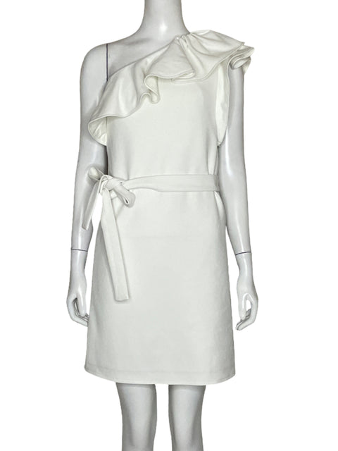 Vestido Maje One Shoulder Blanco - Talla 1