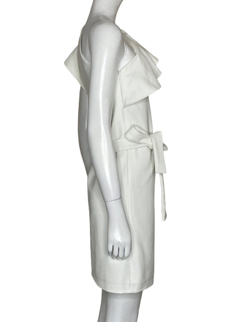 Vestido Maje One Shoulder Blanco - Talla 1