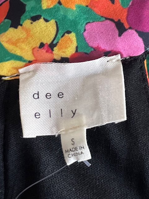 Vestido Dee Elly Midi Floral Rosado-Talla S