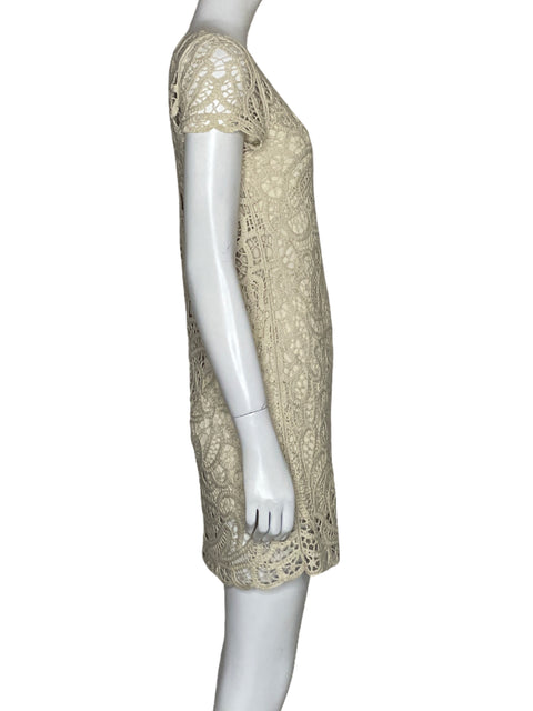 Vestido Bcbg Tejido Beige - Talla XS