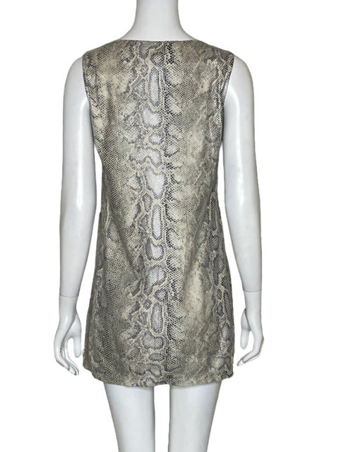 Vestido Custo Barcelona Lentejuelas Beige - Talla 1