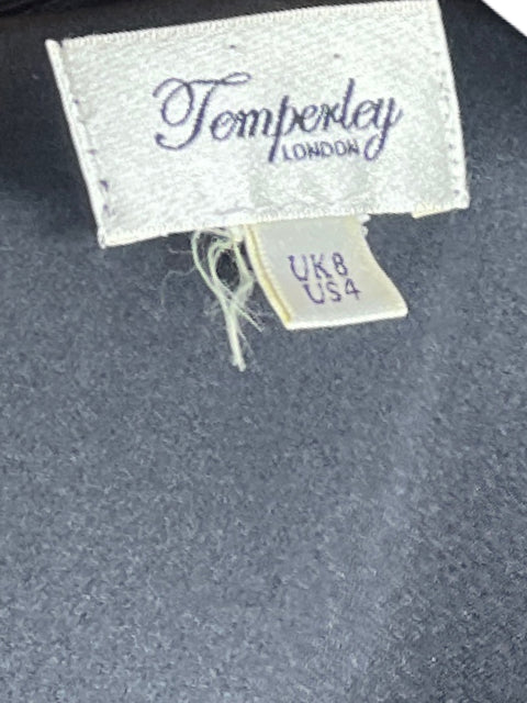 Vestido Temperley Mangas Larga Negro - Talla 4