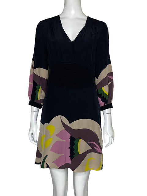 Vestido Temperley Mangas Larga Negro - Talla 4