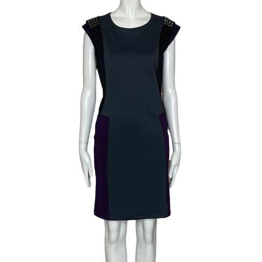 Vestido Buffalo David Bitton Tachas Gris-Talla M