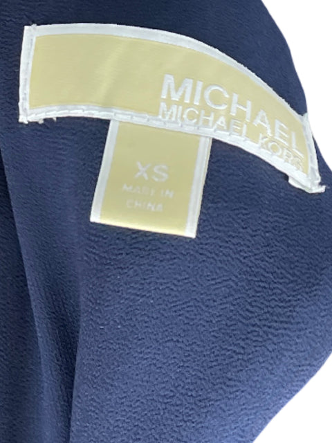 Vestido Michael Kors Cadenas Azul - Talla XS