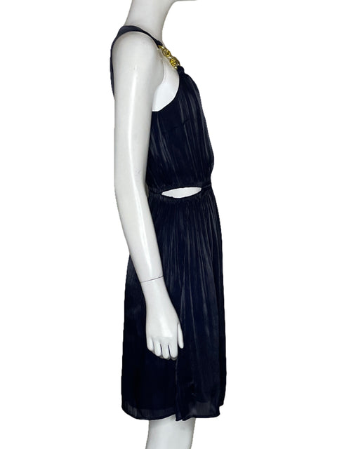 Vestido Michael Kors Cadenas Azul - Talla XS
