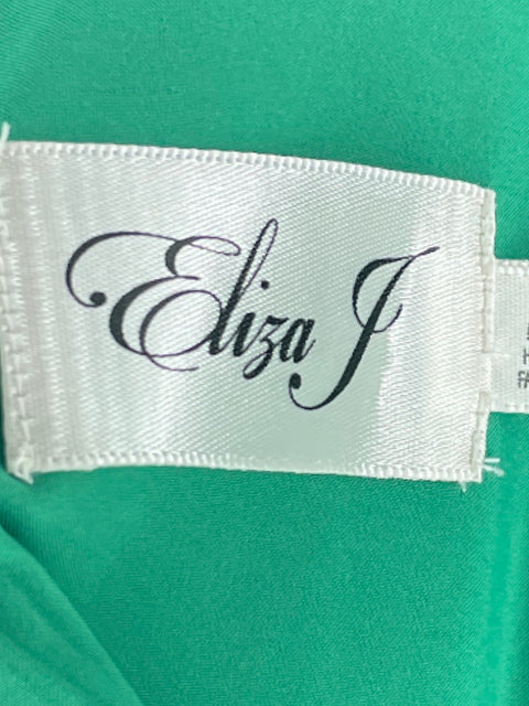 Vestido Eliza J Floral Halter Verde-Talla 6