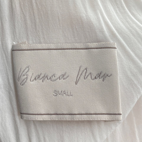 Vestido Bianca Mar Floral Blanco-Talla S