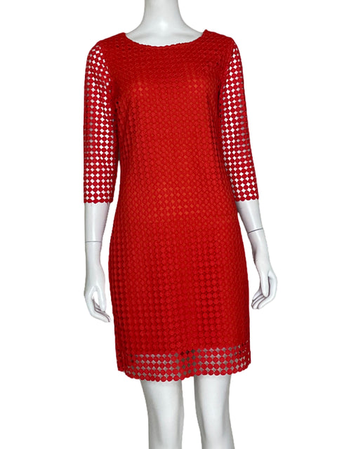 Vestido Rubber Ducky Encaje Naranja- S