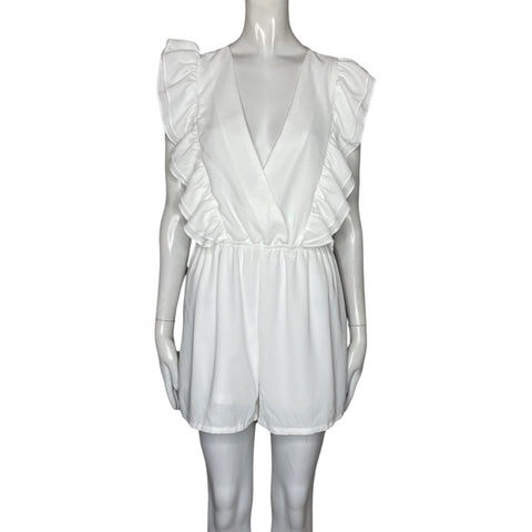 Romper Tesoro TPS Cuello Cruzado Blanco-Talla M