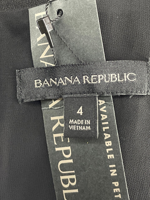 Mono Banana Republic Bolsillos CInturón Negro-Talla 4