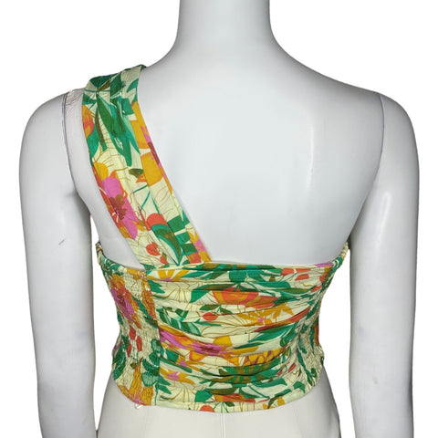 Top ASTR The label Asimétrico Amarillo-Talla M