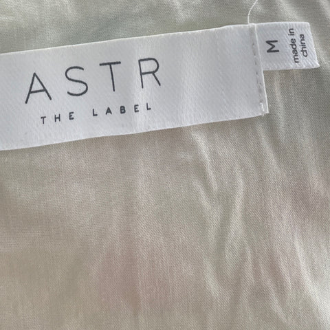Top ASTR The label Asimétrico Amarillo-Talla M