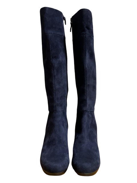 Botas Geox Terciopelo Azul - Talla 37