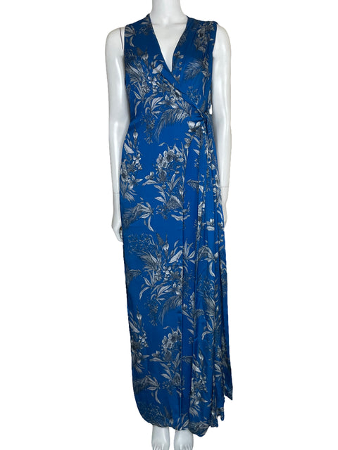 Mono Alexis Crossbody Floral Azul-Talla S