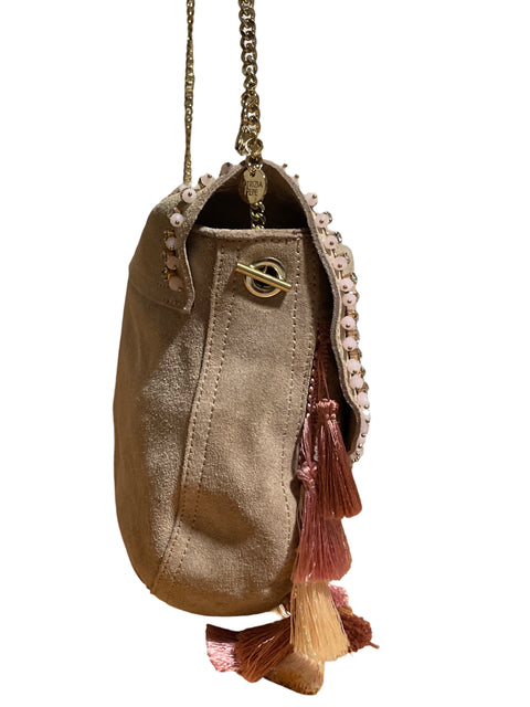 Bolso Patrizia Pepe Saddle Rosado - Talla U