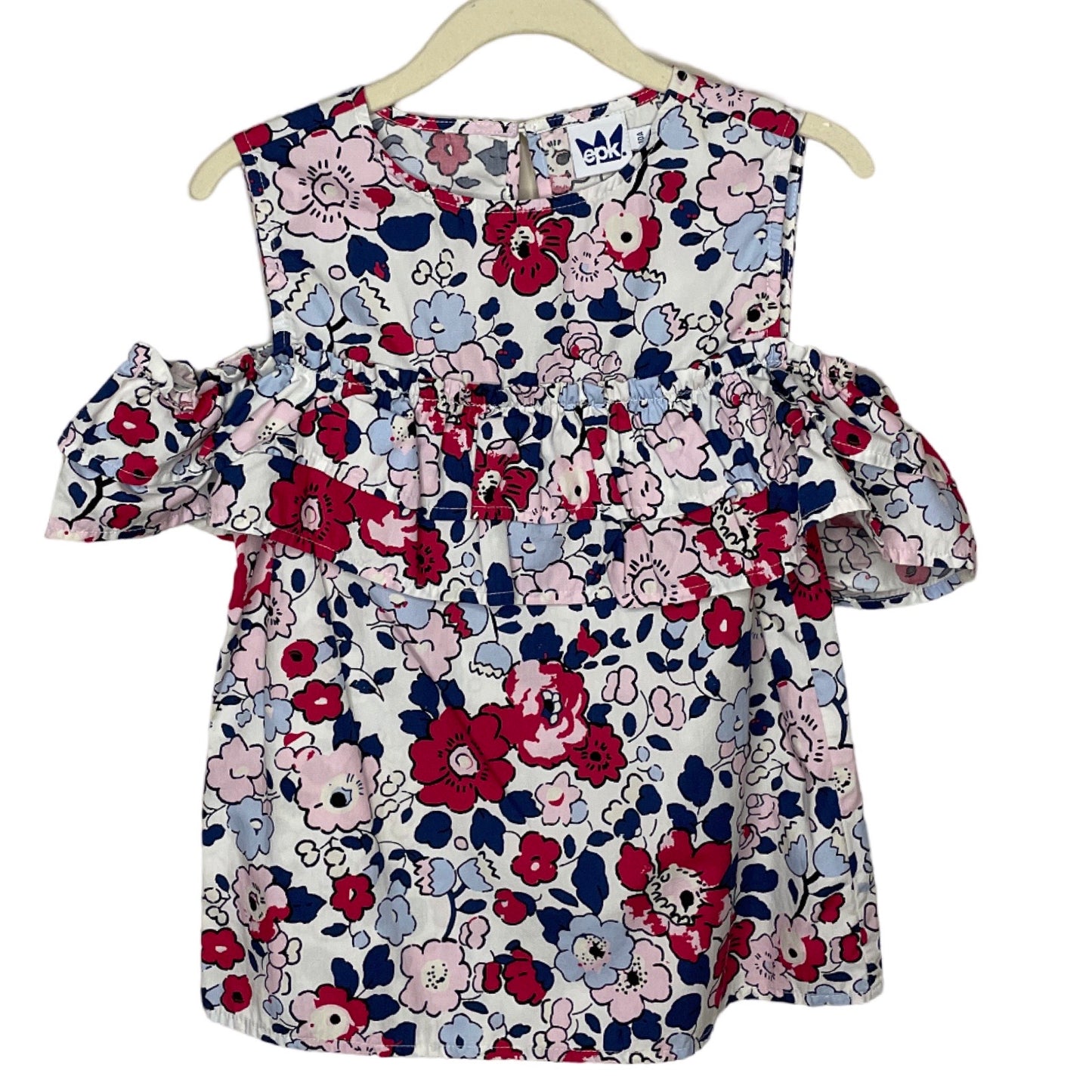 Blusa EPK Vuelos Flores Fuscia - Talla 10