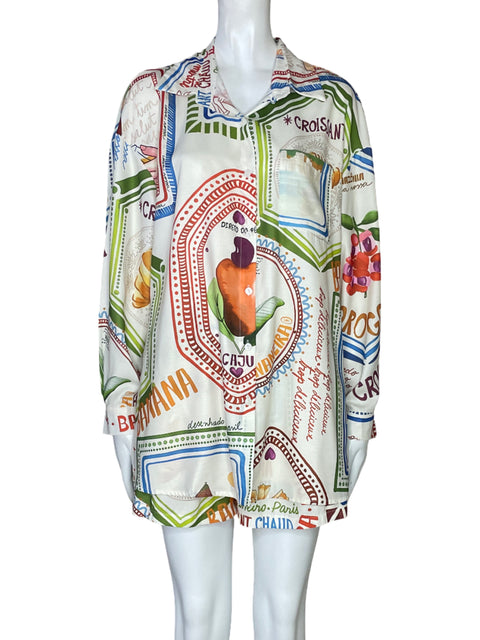 Set Tesoro TPS Estampado Letras Blanco-Talla M