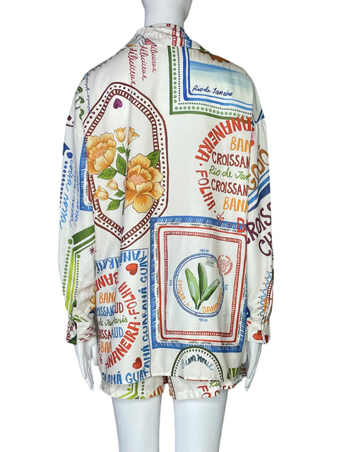 Set Tesoro TPS Estampado Letras Blanco-Talla M