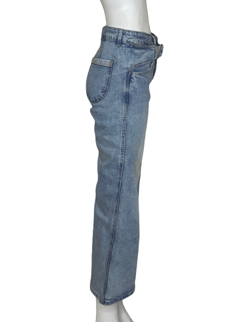 Pantalón Desigual Cinturón Azul - Talla 38