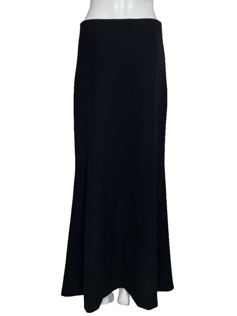 Falda Silvia Tcherassi Maxi Doble Abertura Negro-Talla S