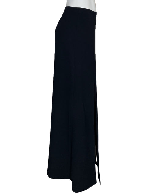 Falda Silvia Tcherassi Maxi Doble Abertura Negro-Talla S