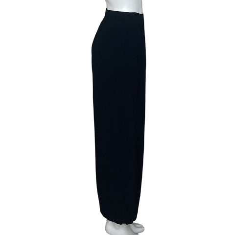 Pantalón Mon Renn Plisado Negro-Talla S