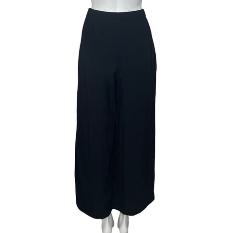 Pantalón Mon Renn Plisado Negro-Talla S