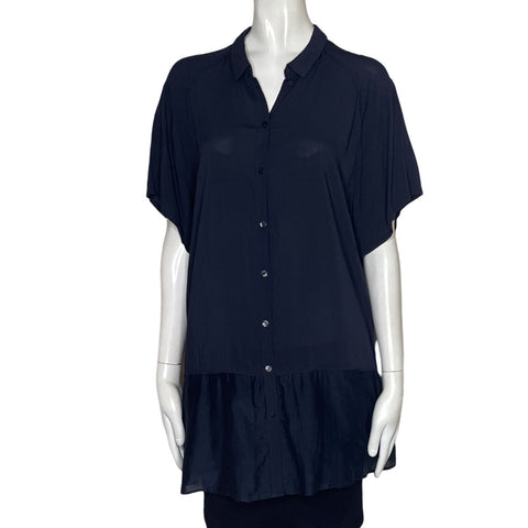 Blusa Esprit Camisola Azul-Talla 10