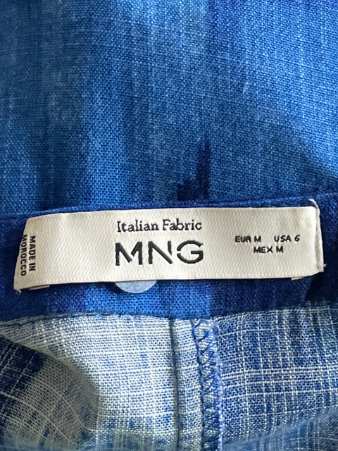 Vestido MNG Midi Camisero Azul-Talla 6